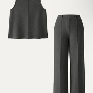 OGL Charcoal Wide-Leg Women's Pants
